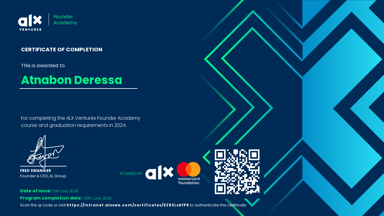ALX Founder Academy